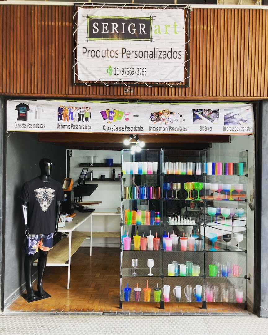 Serigrart Produtos Personalizados e Cultura - Camisetas personalizadas, Taças e copos personalizados